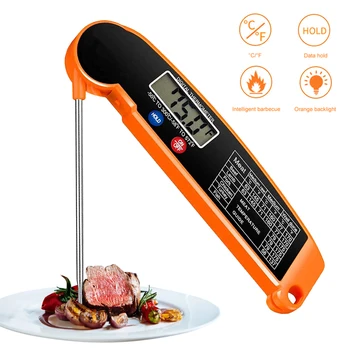 1PCS Digitalni Kuhinja Hrane Termometer Instant Branje Mesa Kuhanje Žar Termometer Z Zložljivo Sonda Domači Kuhinjski Pripomočki