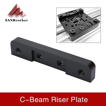 3D Tiskalnik Riser Aluminija pločevina kovinsko ploščo montažno ploščo aluminija bar v-openbuildd C-Žarek Riser Plošče za C-Žarek CNC stroja