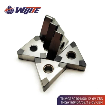 CBN TNGA160404 08 TNMG160404 08 12-6V strojno orodje, ki se uporablja za struženje visoke trdote materialov, kot so iz kaljenega jekla, litega železa