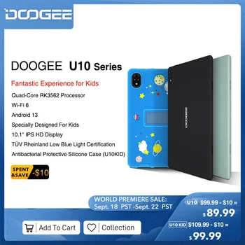 DOOGEE U10 Serija Tablet WiFi6 TÜV Certifikatom Widevine L1 10.1