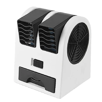 Mini klimatska Naprava 3-V-1 Fan Vlažilnik Čistilec za Dom in Zunanji USB/Baterija Napaja Prenosni Tiho Zračni Hladilnik